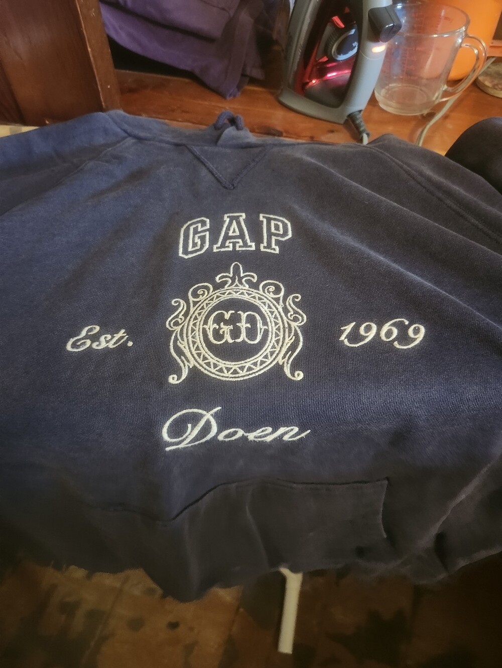 Doen For Gap Navy Hooded Sweatshirt